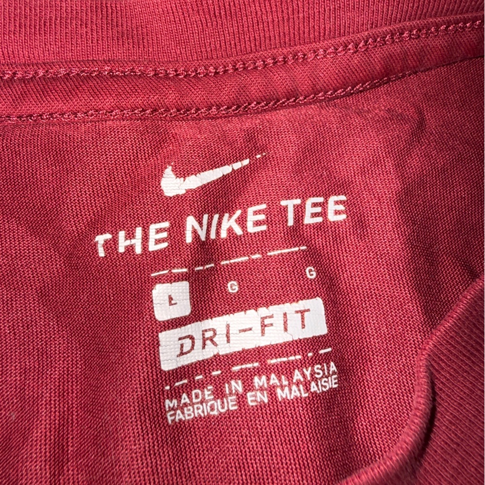 Nike Dri-Fit Burgundy Tee